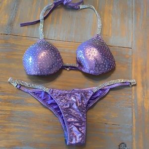 Competition bikini new beautiful lavender